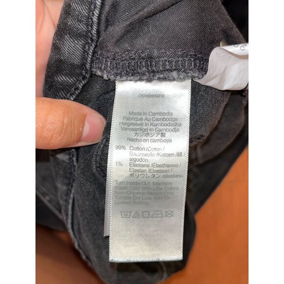 Madewell Black High Rise Demin Shorts Womens Size 27 - Picture 10 of 10